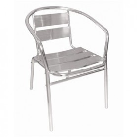 Fauteuils aluminium empilables