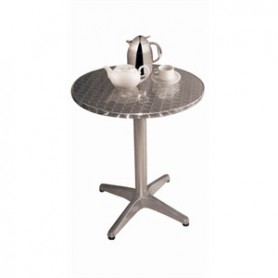 TABLE alu bistro RONDE 80