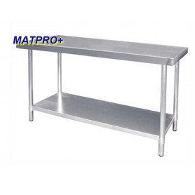 TABLE INOX sans dosseret profondeur 600 